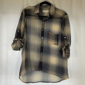 Band of Gypsies High-lo button down Shirt-Size S